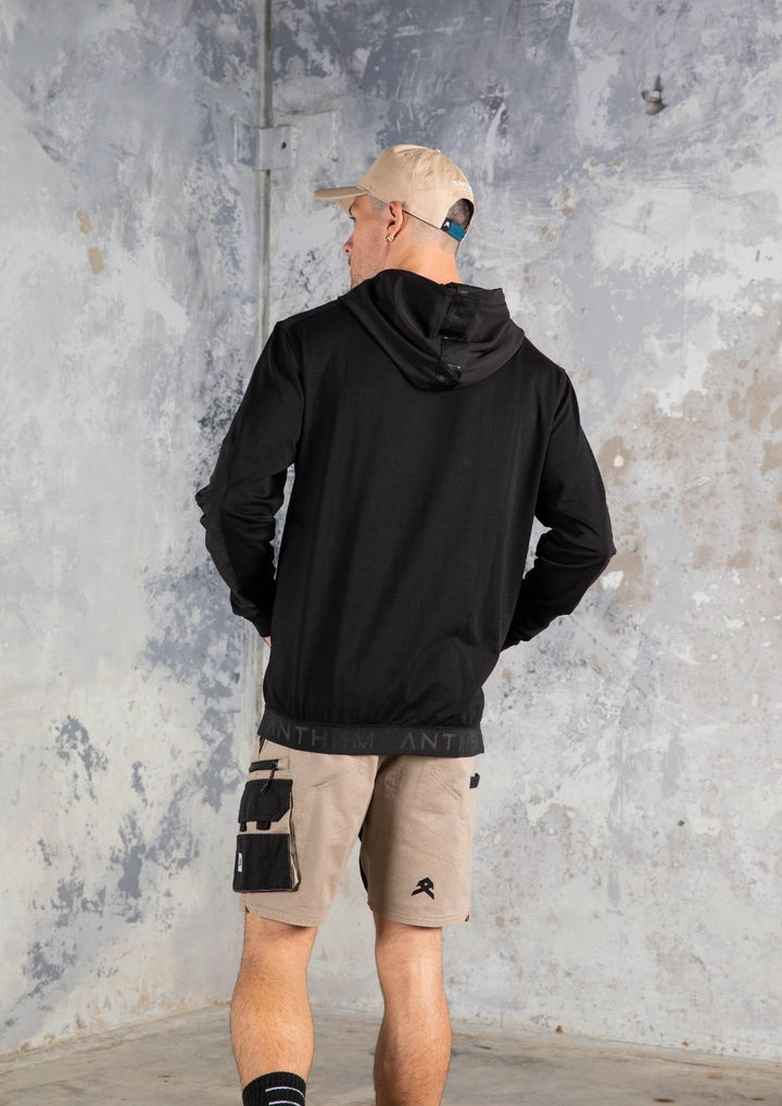 Anthem - Tech Hooded Sweatshirt (Black)